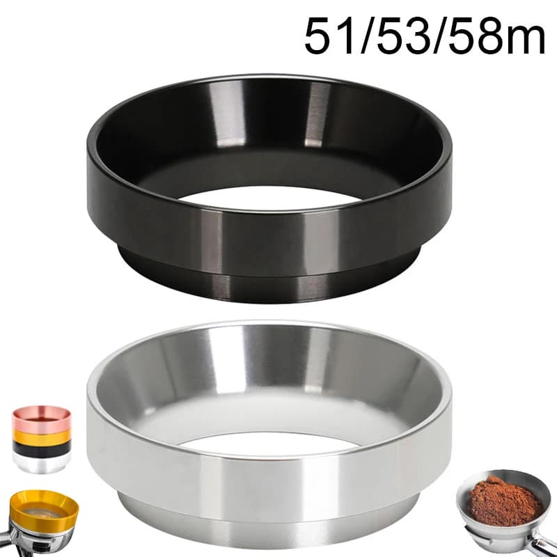Anneau de dosage Intelligent en aluminium pour bol café en poudre expresso Barista outil pour 51//53/54/58MM profileur café doseur