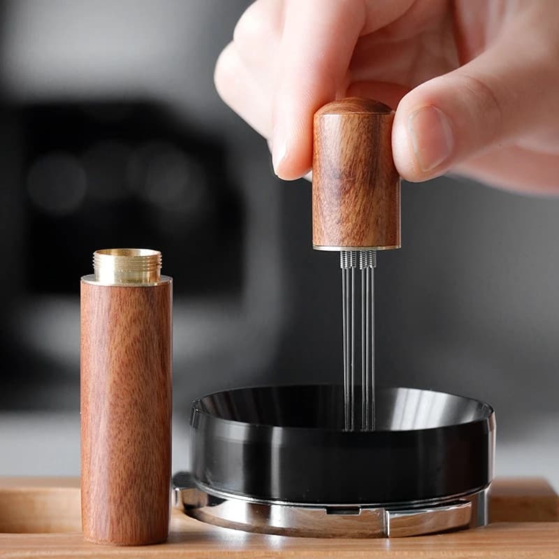 Doseur de poudre de café en acier inoxydable, agitateur de poudre à expresso, niveleur, outils WDT, accessoires de Barista pour café